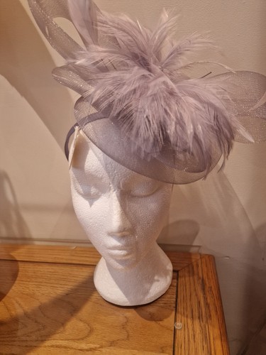 Fascinator silver grey - silver,