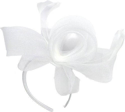 Ladies net feather looped - net,
