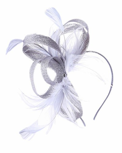Looped feather headband - looped,