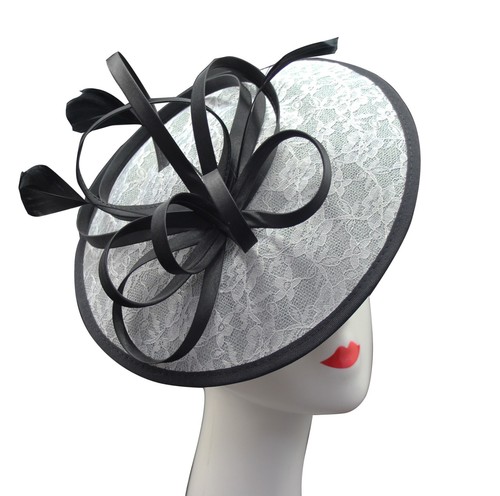 Women fascinator round clip - women's,
