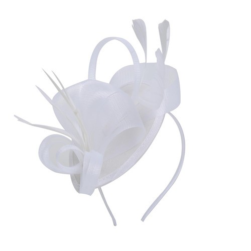 Elegant feather curl headband - elegant,