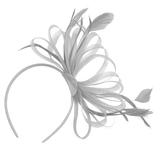 Large wedding fascinator - large,