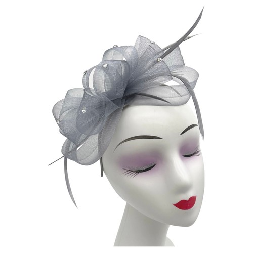 Women mesh bow fascinator - bow,