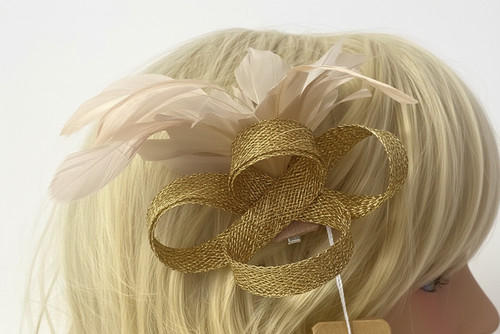 Small looped fascinator - small,