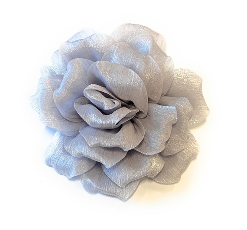 Large rose fascinator satin - large,