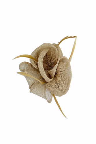 Small flower shaped sinamay - flower,