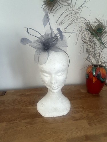 Ladies silver blue - silver/blue, fascinator