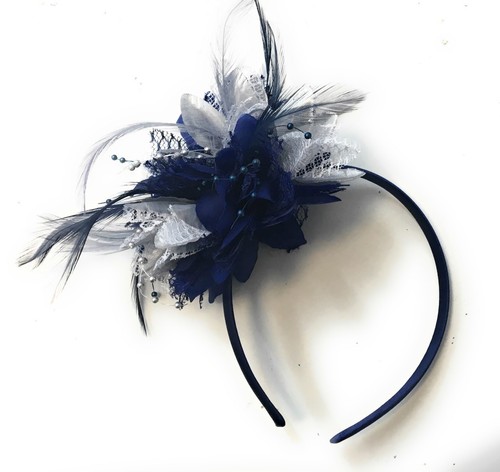 Bespoke navy blue - blue, silver